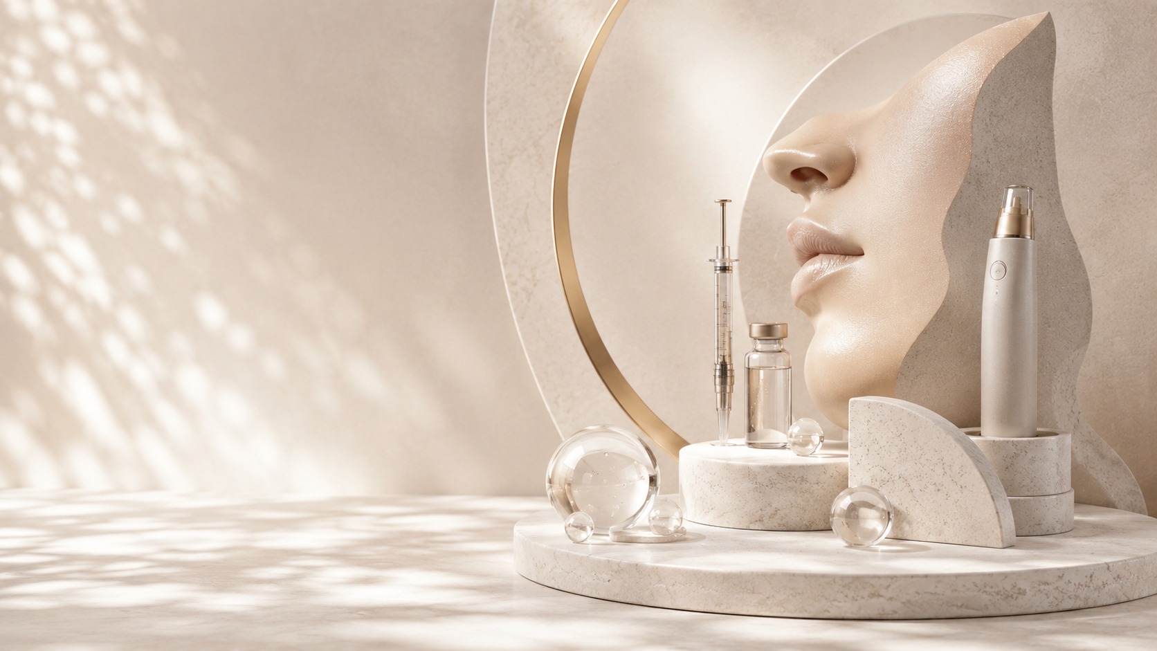 Skulpturales Motiv zu ästhetischen Behandlungen bei A+ Esthetic Frankfurt